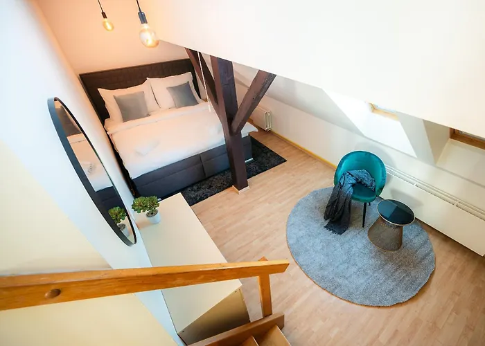 A/C Lux Rooftop Apt 6Br+3.5Bath Wenceslas Square