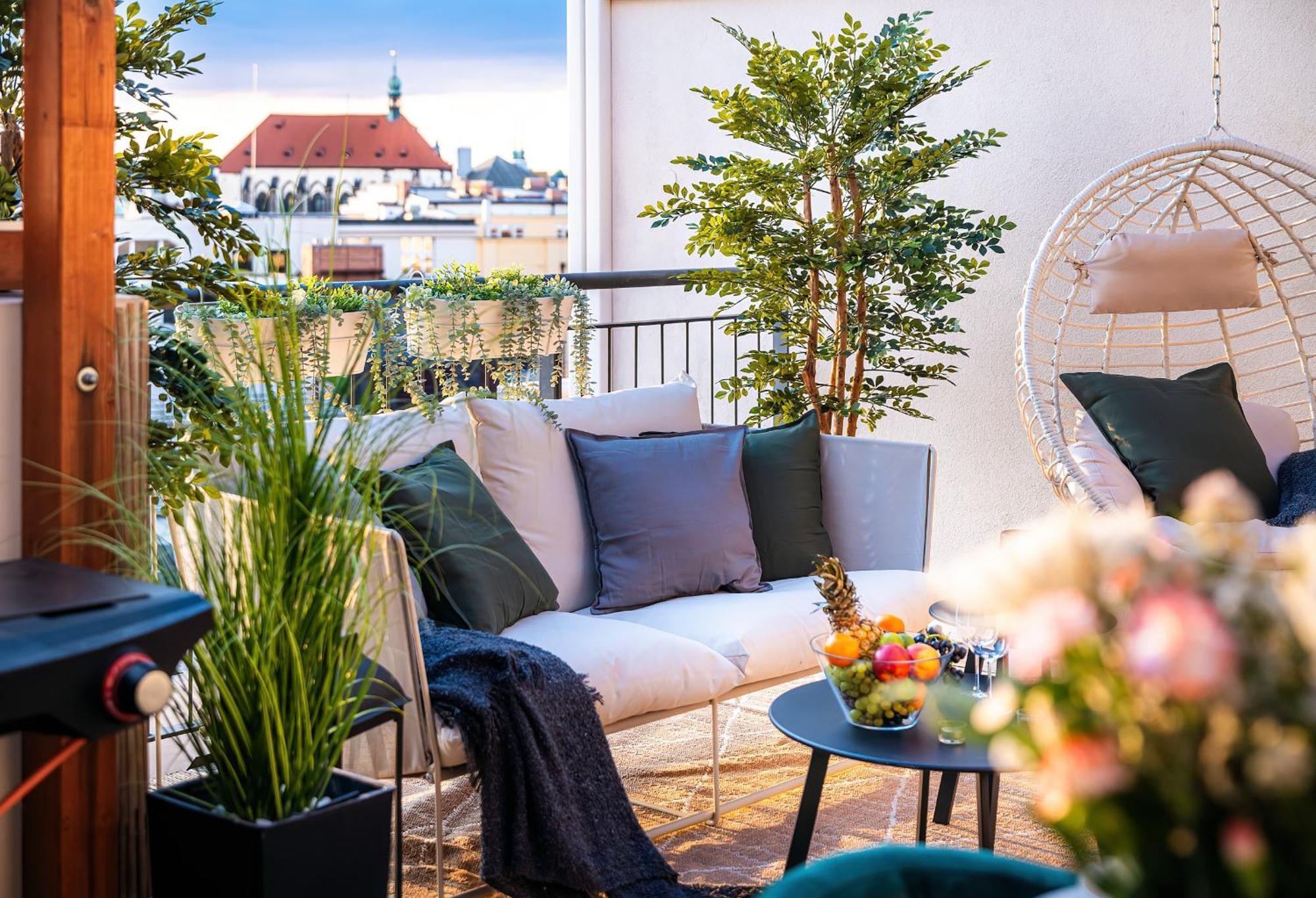 A/c Lux Rooftop 6br+3.5bath Wenceslas Square פראג